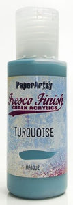 PaperArtsy Fresco Finish Chalk Acrylics Turquoise Opaque (FF85)