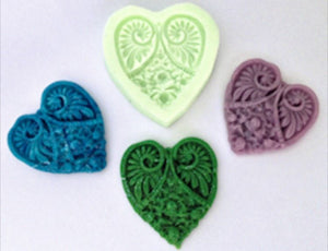 WOW! 3 Dimensional Moulds (Molds) Ornate Heart