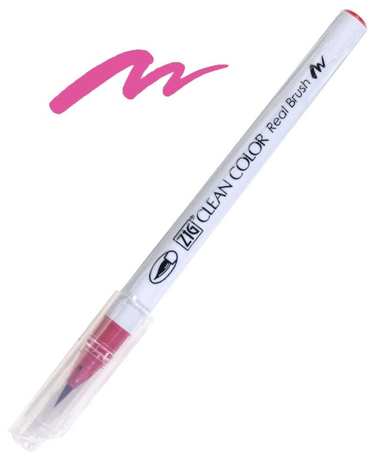Zig Clean Color Real Brush Pen Pink (RB-6000AT)